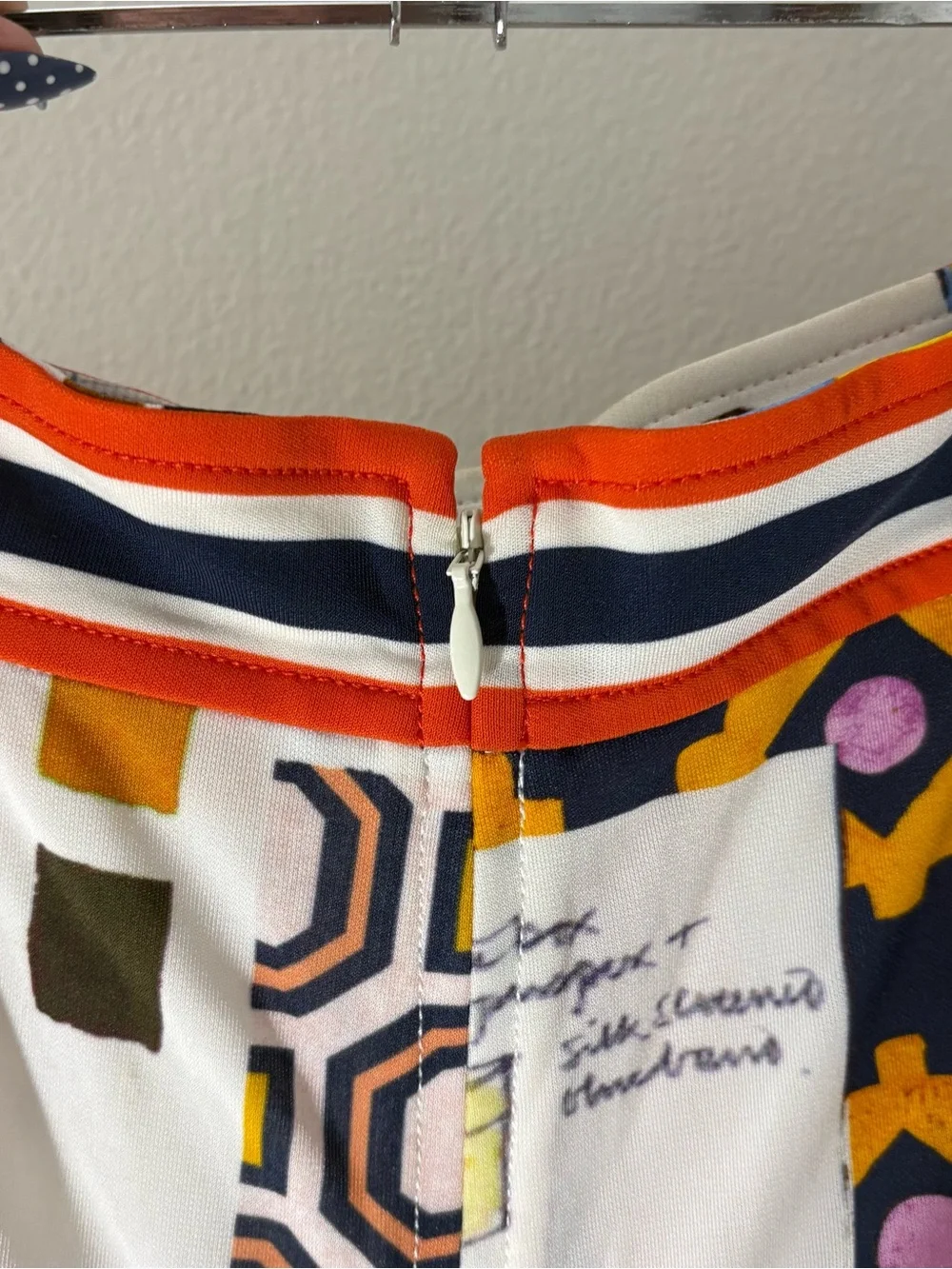 Tory Burch multi color mixed media knee-length flare skirt (small)